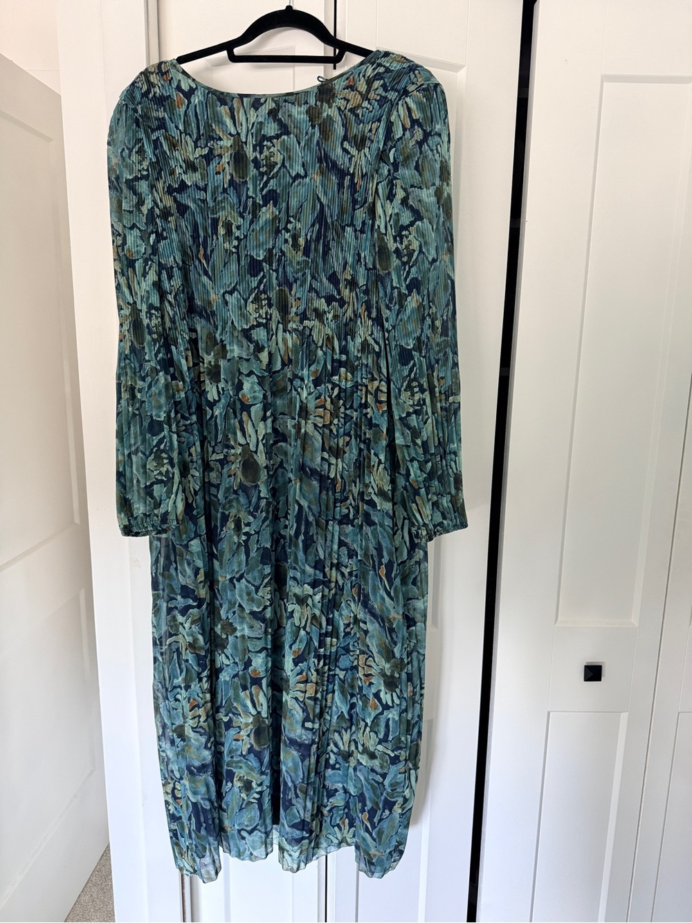 Wilfred Teal Floral Daydreamer Dress - Midi